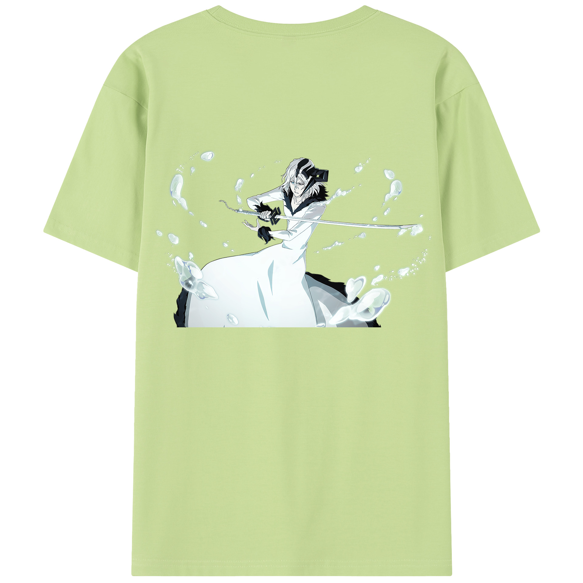 （画像用） ブリーチ 黒崎一護（くろさき いちご）BLEACH Kurosaki Ichigo 綿100％半袖Tシャツ（背面プリント）